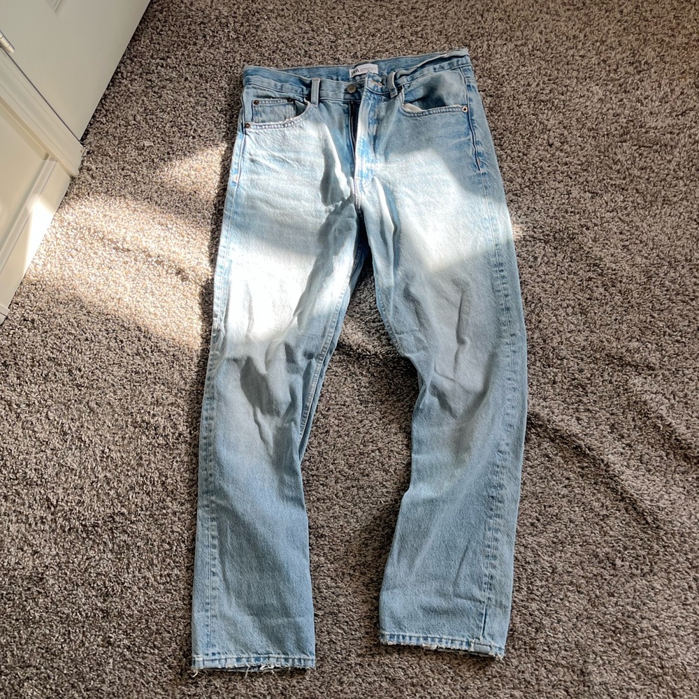 Zara straight leg jeans